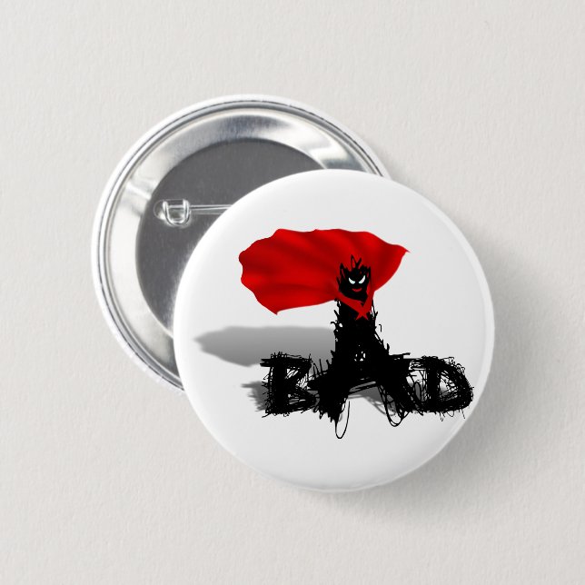 Bóton Redondo 5.08cm Rabisco Tão Ruim (Frente & Verso)