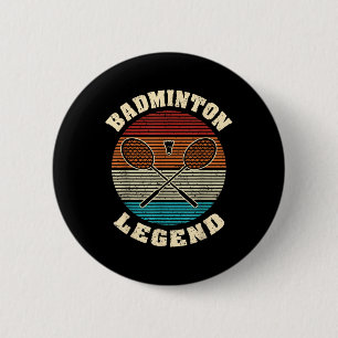 Bóton Redondo 5.08cm Rackets legal Retrovisores Badminton Legend Badmi