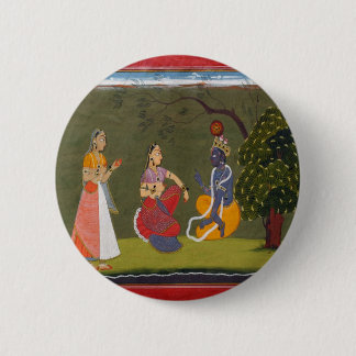 Bóton Redondo 5.08cm Radha e Krishna na discussão