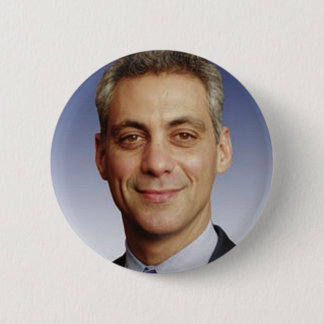 Bóton Redondo 5.08cm Rahm Emanuel para o Mayor