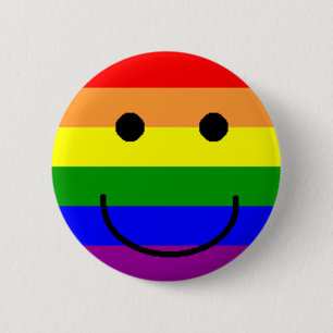 Bóton Redondo 5.08cm rainbowsmiley