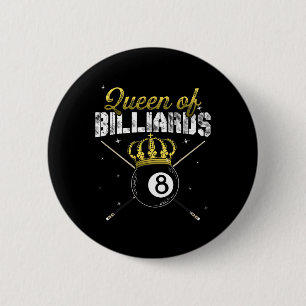 Bóton Redondo 5.08cm Rainha De Billiard Snooker Piscina Billiard Player