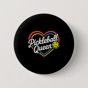 Bóton Redondo 5.08cm Rainha do pickleball 