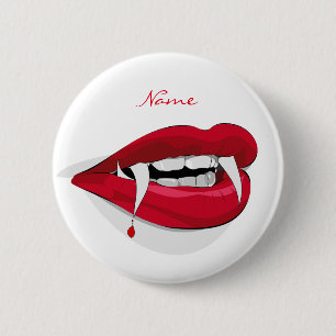 Bóton Redondo 5.08cm Raio de Sorriso de Vampiro_Cove