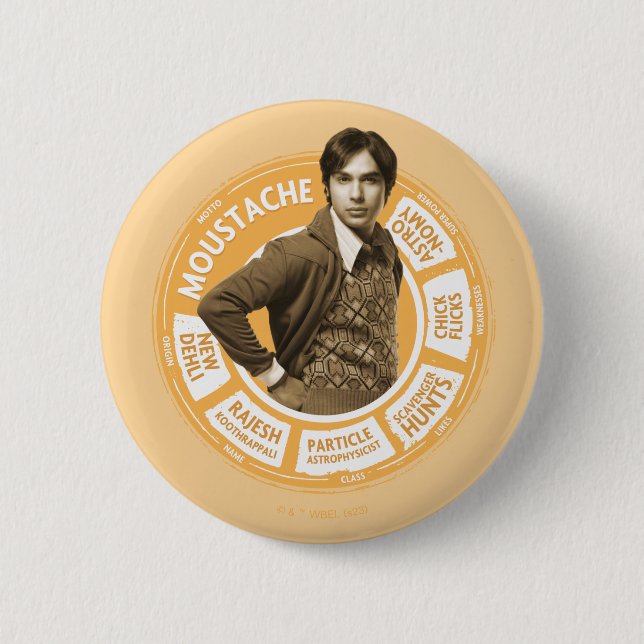 Bóton Redondo 5.08cm Rajesh Info Graphic (Frente)