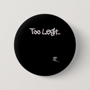 Bóton Redondo 5.08cm Rap da antiga escola, Hip Hop Merch muito Legit, C
