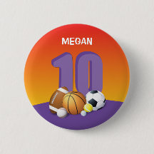 Rapariga 10º Aniversário de Esportes