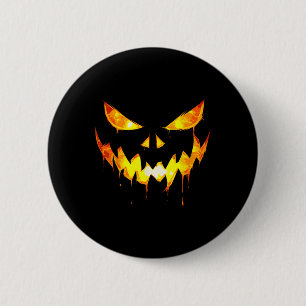 Bóton Redondo 5.08cm Rapazes Assustadores Do Halloween Enfrentam Pumpki