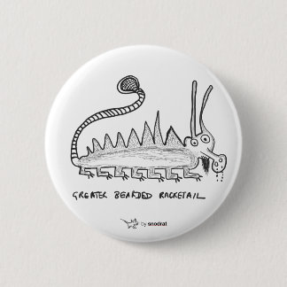 Bóton Redondo 5.08cm Rato de Snod: Maior Racketail farpado