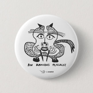 Bóton Redondo 5.08cm Rato de Snod: Um Percalot ansioso