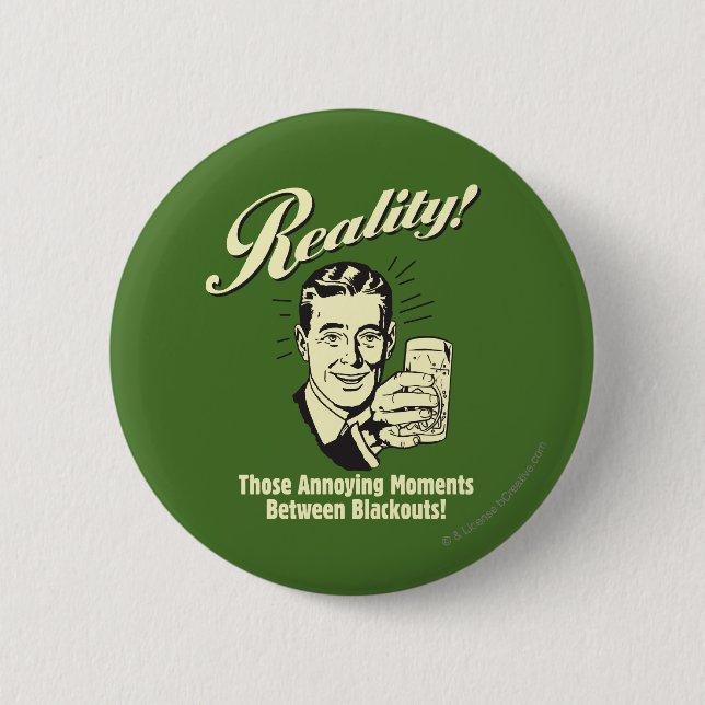 Bóton Redondo 5.08cm Realidade: Momentos Entre Blecautes (Frente)