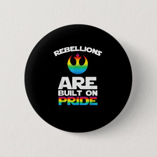 Bóton Redondo 5.08cm _Rebeliões São Construídas Em Pride_ Orgulho gay T