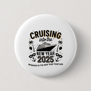 Bóton Redondo 5.08cm Recordações do Fazer Cruising 2025 Juntos Família
