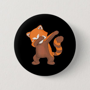 Bóton Redondo 5.08cm Red Panda Dabbing Dab para pavimentação ao vivo I