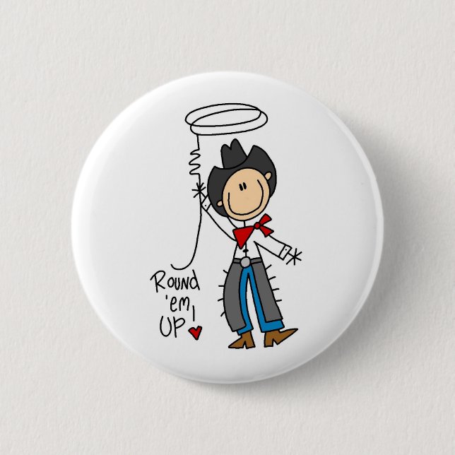 Bóton Redondo 5.08cm Redondo eles acima! Figura botão da vara do (Frente)