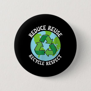 Bóton Redondo 5.08cm Reduza a proteção ambiental do Reciclar para reuti