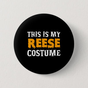 Bóton Redondo 5.08cm Reese Halloween Personalizou O Costume Engraçado