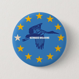 Bóton Redondo 5.08cm refugees welcome