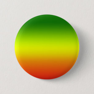 Bóton Redondo 5.08cm Reggae design de Sinalizador Arco-Íris