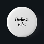 Bóton Redondo 5.08cm Regras de gentileza<br><div class="desc">Texto preto que diz "Regras de gentileza" em um fundo branco</div>