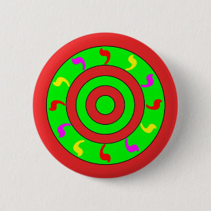 Bóton Redondo 5.08cm Rei do fogo