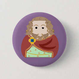 Bóton Redondo 5.08cm Rei Henrique III da Inglaterra.