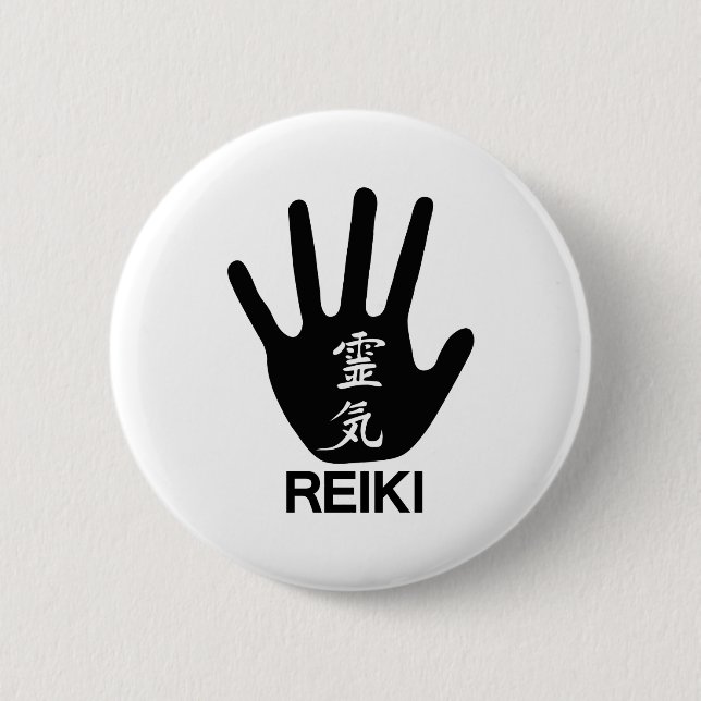 Bóton Redondo 5.08cm Reiki (Frente)