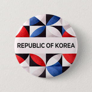 Bóton Redondo 5.08cm República da Coreia
