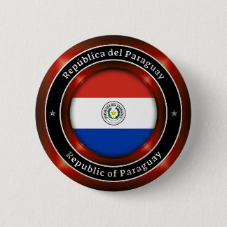Bóton Redondo 5.08cm República do Paraguai