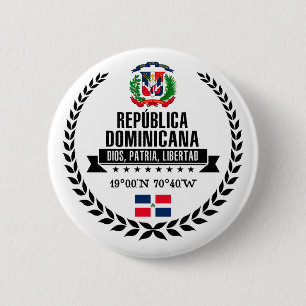 Bóton Redondo 5.08cm República Dominicana