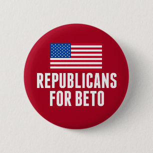 Bóton Redondo 5.08cm Republicanos para Beto O'Rourke 2020