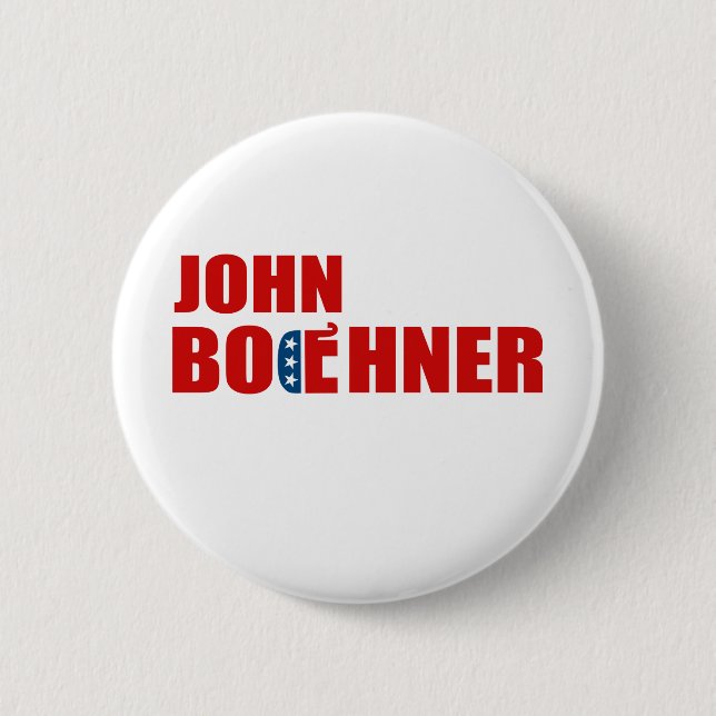 BÓTON REDONDO 5.08CM REPUBLICANOS PARA BOEHNER (Frente)