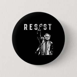Bóton Redondo 5.08cm Resiste Bernie Sanders Liberdade Serviço Nacional