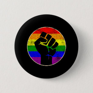 Bóton Redondo 5.08cm Resistência à força do arco-íris lésbica Gay Lgbt 
