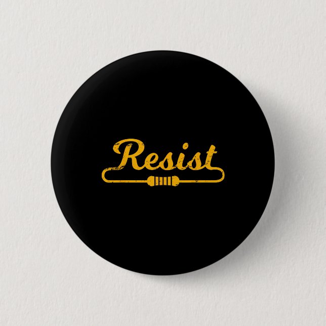 Bóton Redondo 5.08cm Resistência À Ideia De Presente Para Engenheiros E (Frente)