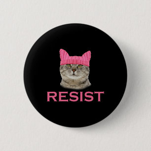 Bóton Redondo 5.08cm Resistência ao protesto persistente Marcha de gato