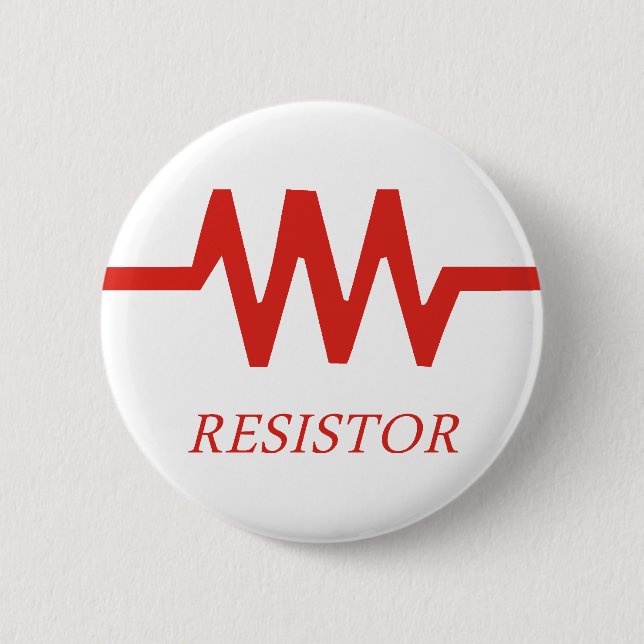 Bóton Redondo 5.08cm Resistor (Frente)