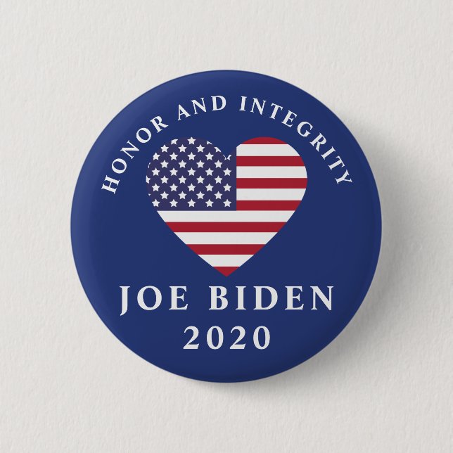 Bóton Redondo 5.08cm Restore Sanity Joe Biden 2020 (Frente)