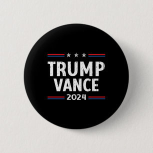 Bóton Redondo 5.08cm Retome a América Trump Vance 2024 Vice-presidente