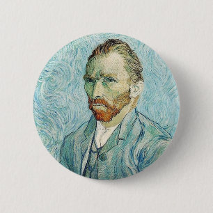 Bóton Redondo 5.08cm Retrato de auto por Vincent van Gogh