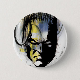 Bóton Redondo 5.08cm Retrato de Batman Airbrush