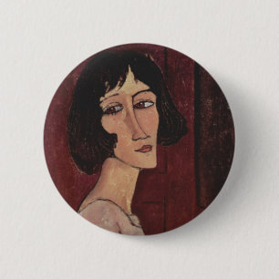 Bóton Redondo 5.08cm Retrato de Modigliani Amedeo