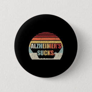 Bóton Redondo 5.08cm Retro Alzheimer Demência Doença de Alzheimer Awart