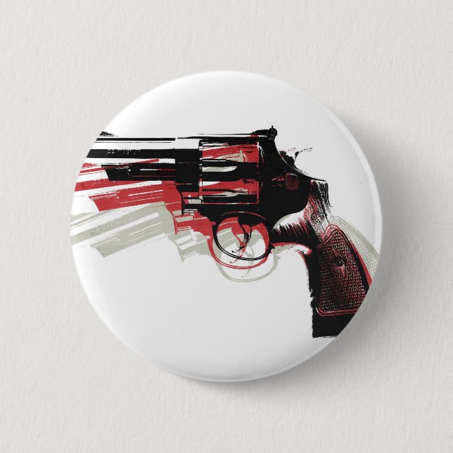 Bóton Redondo 5.08cm Revolver em branco (Frente)