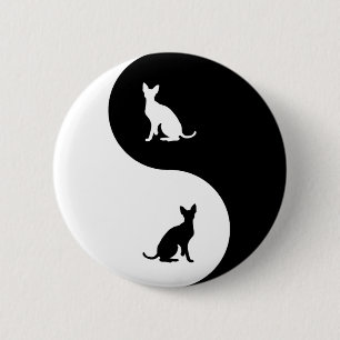 Bóton Redondo 5.08cm Rex Cornish Yin Yang