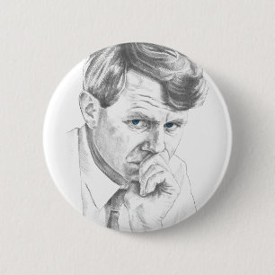 Bóton Redondo 5.08cm RFK: Robert Kennedy Pin Button