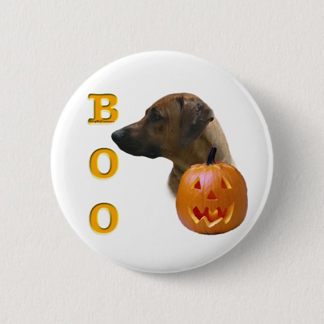 Bóton Redondo 5.08cm Ridgeback Boo (Frente)
