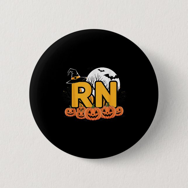 Bóton Redondo 5.08cm Rn - Halloween (Frente)