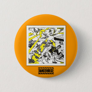 Bóton Redondo 5.08cm Rnd. Rinoceronte 39 Dangerhouse do botão