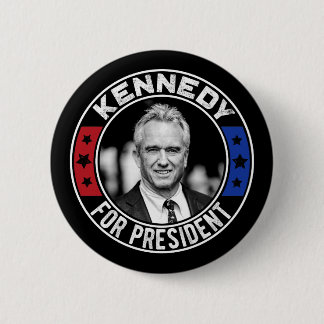 Bóton Redondo 5.08cm Robert Kennedy Jr. para o Presidente 2024